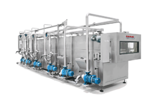 Tunnel pasteurizer for automatic bottle filling machines
